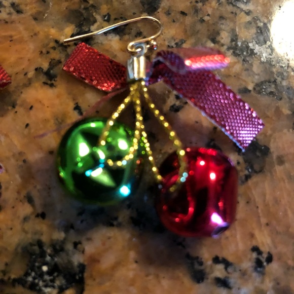 ❌Christmas earrings Bow & Bells - Picture 4 of 4